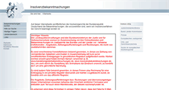 Desktop Screenshot of insolvenzbekanntmachungen.de